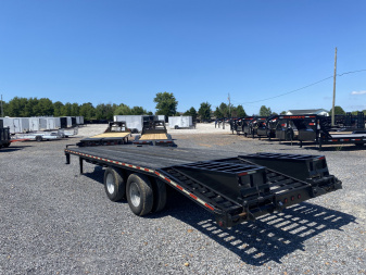 Used 2011 Barlow 102"x25' 20k Flatbed Trailer