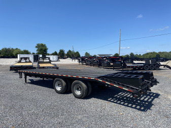 Used 2011 Barlow 102"x25' 20k Flatbed Trailer