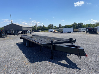 Used 2011 Barlow 102"x25' 20k Flatbed Trailer
