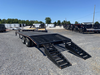 Used 2011 Barlow 102"x25' 20k Flatbed Trailer