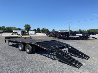 Used 2011 Barlow 102"x25' 20k Flatbed Trailer