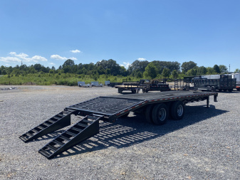 Used 2011 Barlow 102"x25' 20k Flatbed Trailer