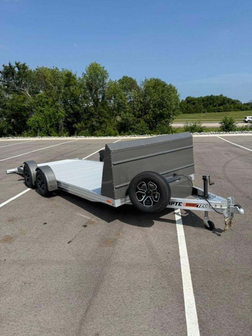 New 2026 Timpte Motorsports 720 EZ Load Aluminum 20' Car Hauler Trailer: 7K GVWR, Winch, Rock Guard, Solar, Spare