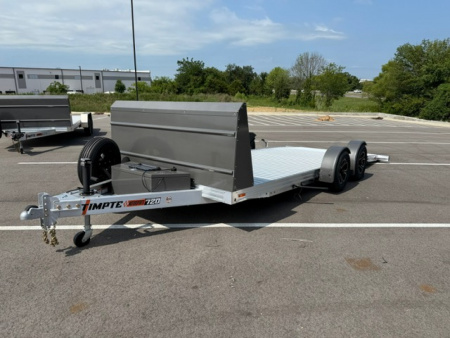 New 2026 Timpte Motorsports 720 EZ Load Aluminum 20' Car Hauler Trailer: 7K GVWR, Winch, Rock Guard, Solar, Spare