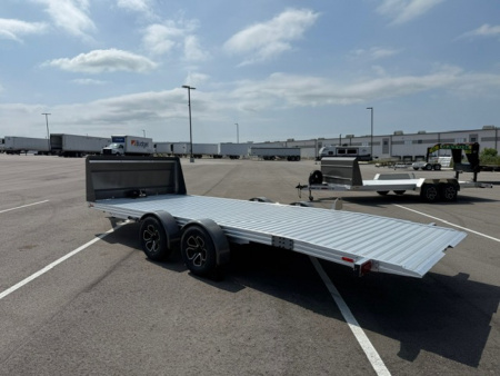 New 2026 Timpte Motorsports 720 EZ Load Aluminum 20' Car Hauler Trailer: 7K GVWR, Winch, Rock Guard, Solar, Spare