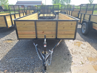 New 2026 AMO 76x14 High Woodside Utility Trailer