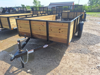 New 2026 AMO 76x12 High Woodside Utility Trailer