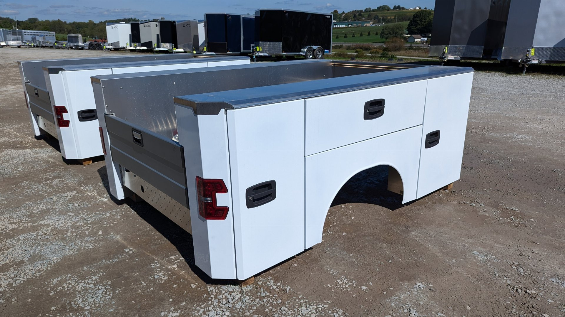 New 2025 EBY "RENEGADE" 8.5' x 80" x 44" Single Rear Wheel Aluminum Utility/Service Body w/ E-LOCKS!!!