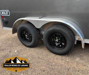 New 2026 Triton Trailers XLT Pro 7 X 14 TA Cargo / Enclosed Trailer- Charcoal