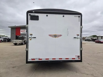 New 2026 H&H Trailers 8.5x22 HH Series Round Top V-Nose Enclosed Car Hauler Trailer 14K Cargo / Enclosed Trailer