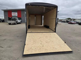 New 2026 H&H Trailers 8.5x22 HH Series Round Top V-Nose Enclosed Car Hauler Trailer 14K Cargo / Enclosed Trailer