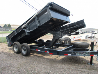 New 2025 Titan Trailer Dump Trailer 82 X 14