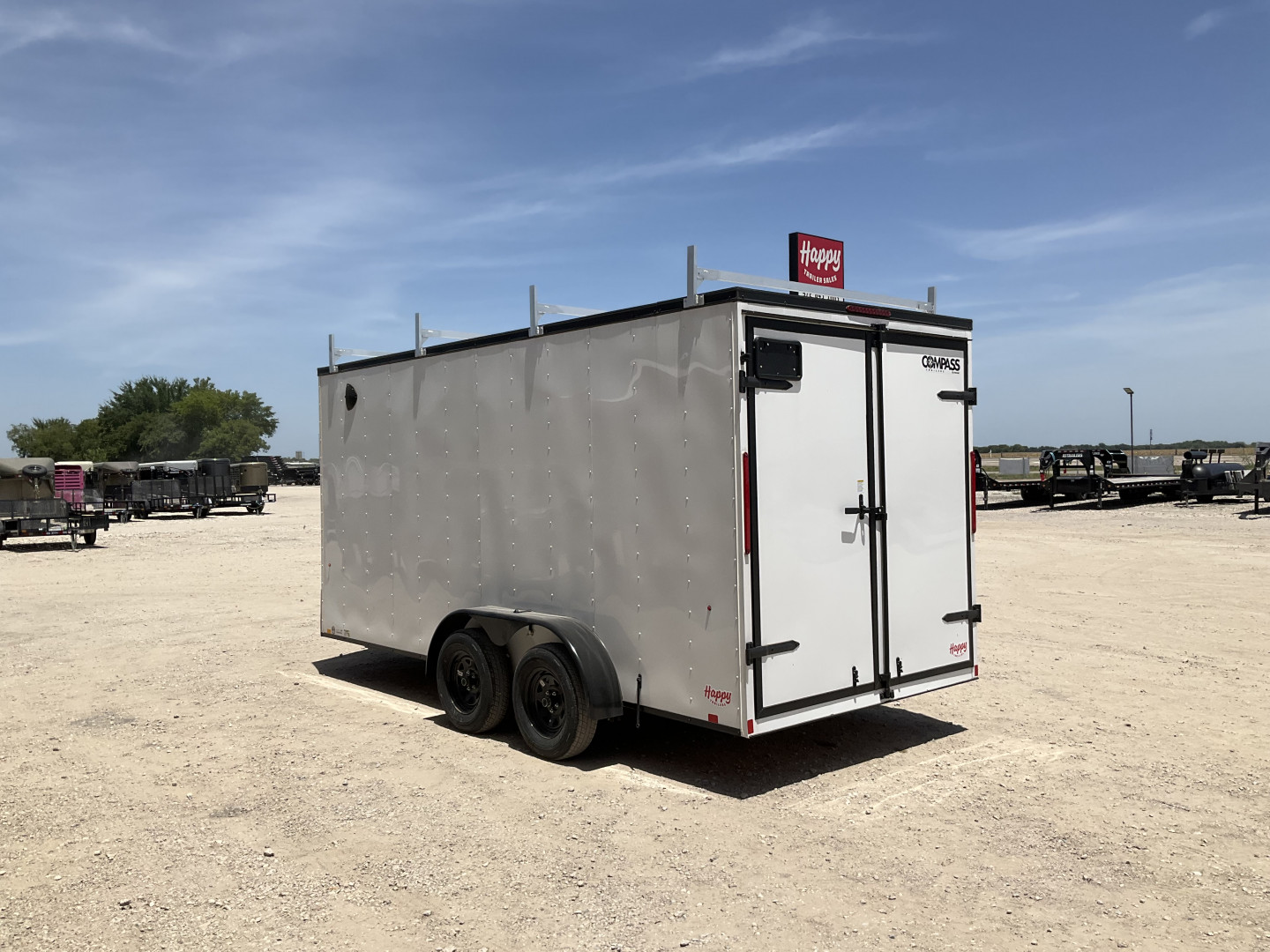 New 2026 Compass 7'x16' Enclosed Cargo Trailer - Indigo DLX