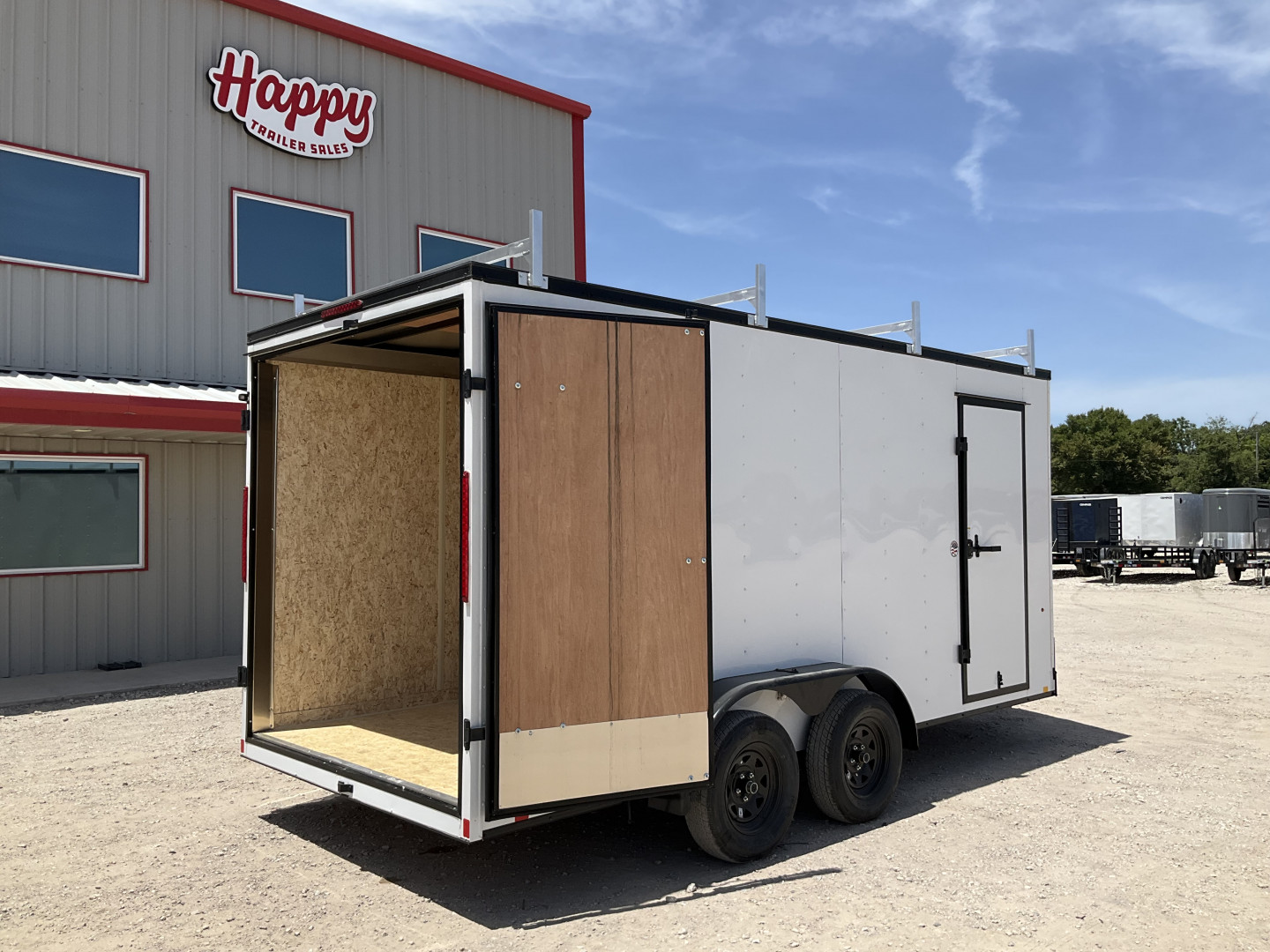 New 2026 Compass 7'x16' Enclosed Cargo Trailer - Indigo DLX
