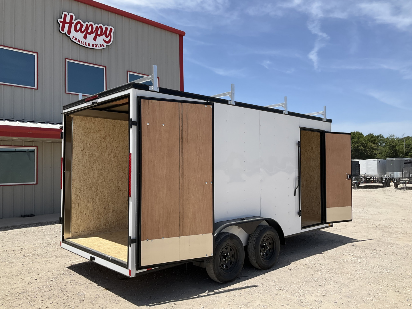 New 2026 Compass 7'x16' Enclosed Cargo Trailer - Indigo DLX