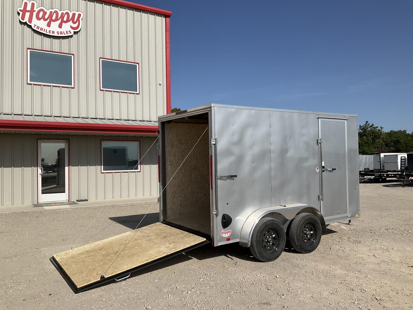 New 2026 Compass 6'x12' Enclosed Cargo Trailer - Indigo DLX
