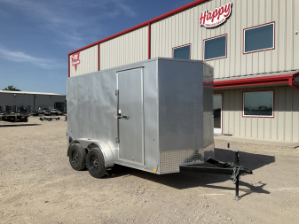 New 2026 Compass 6'x12' Enclosed Cargo Trailer - Indigo DLX