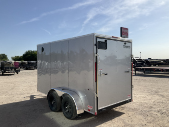 New 2026 Compass 6'x12' Enclosed Cargo Trailer - Indigo DLX