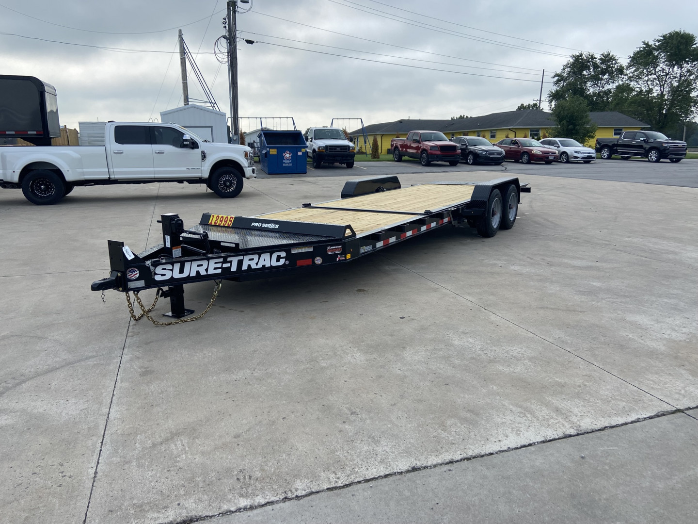 New Sure-Trac 16' + 6 Pro Series Beam Tilt Equipment Trailer