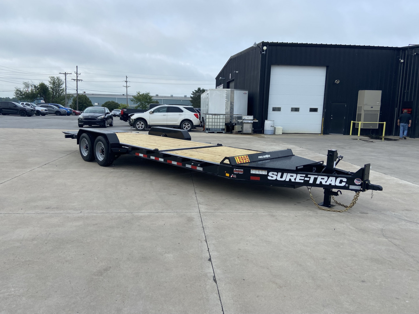 New Sure-Trac 16' + 6 Pro Series Beam Tilt Equipment Trailer