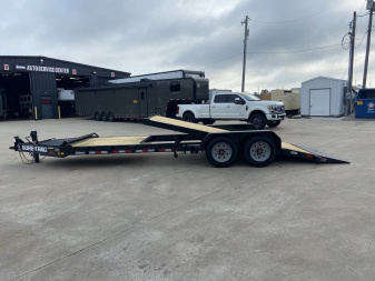 New Sure-Trac 16' + 6 Pro Series Beam Tilt Equipment Trailer