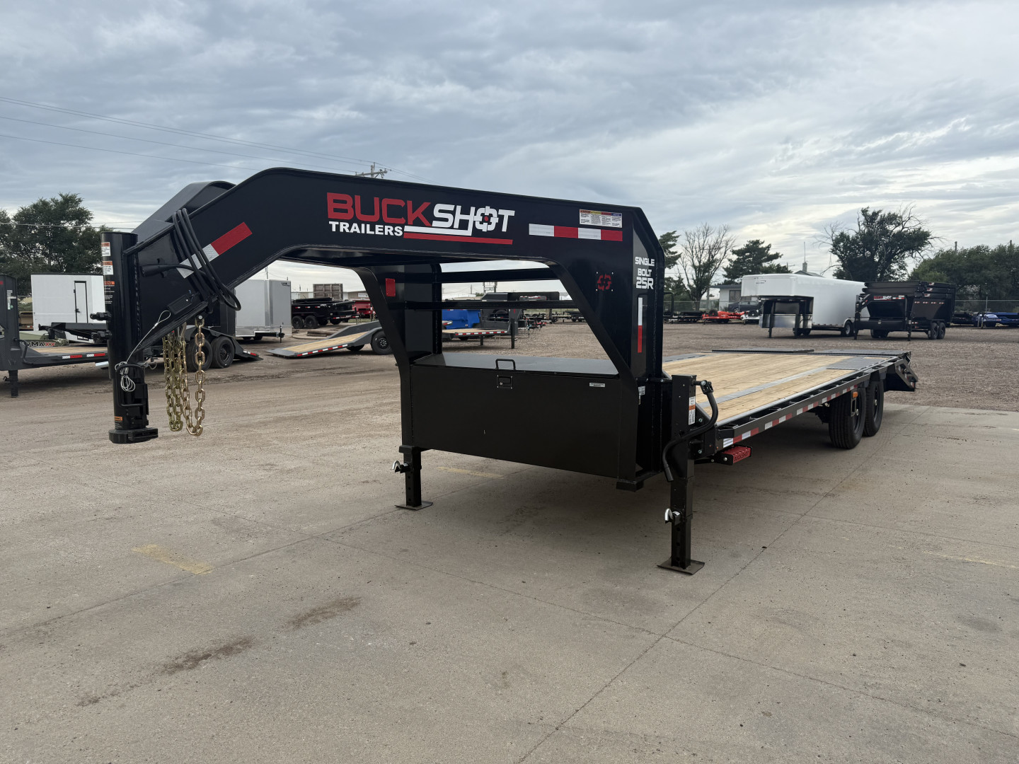 New 2026 Buckshot 102"x25' Gooseneck Deckover Trailer