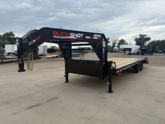 New 2026 Buckshot 102"x25' Gooseneck Deckover Trailer