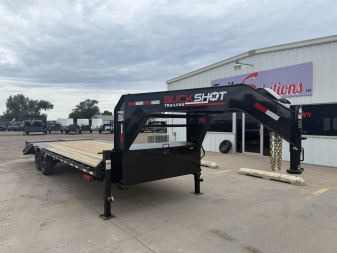 New 2026 Buckshot 102"x25' Gooseneck Deckover Trailer