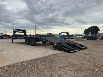 New 2026 Buckshot 102"x25' Gooseneck Deckover Trailer