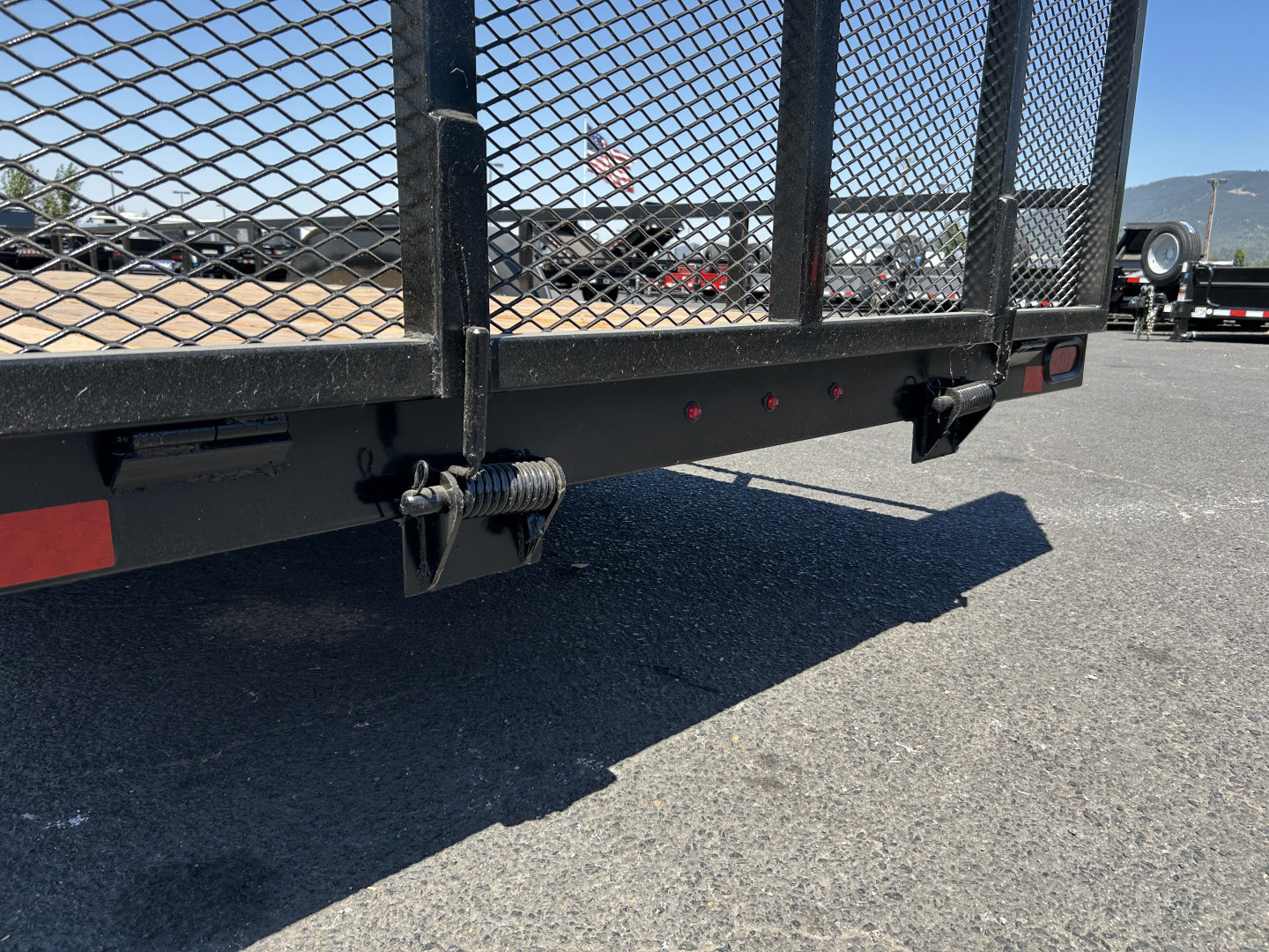 New 2026 Eagle Trailers 7x22 Fender High Rail Flatbed Trailer 7K GVWR