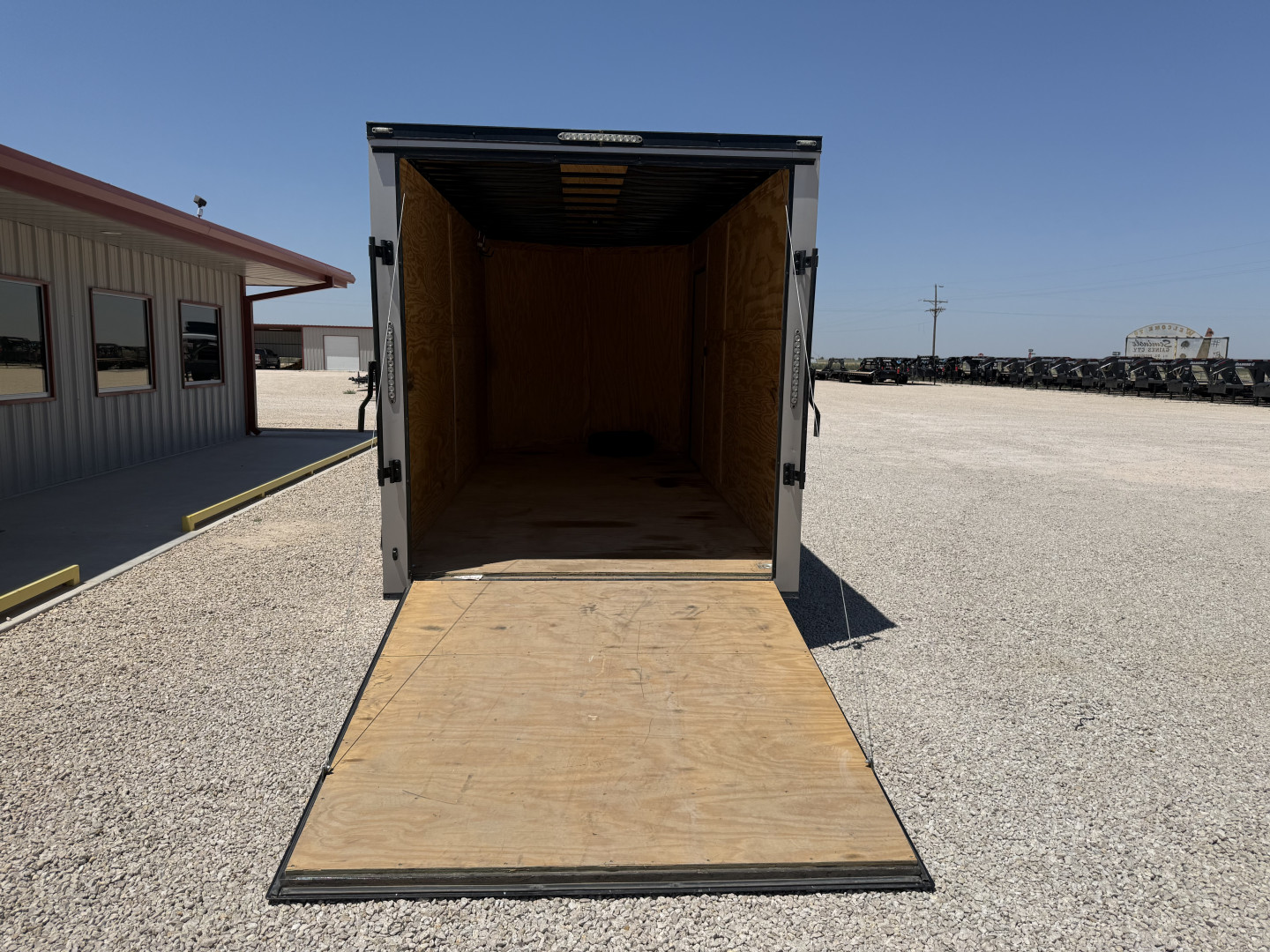 Used 2023 Icon 7'x15' V-Nose Enclosed Cargo Trailer