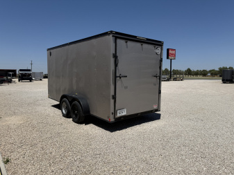 Used 2023 Icon 7'x15' V-Nose Enclosed Cargo Trailer
