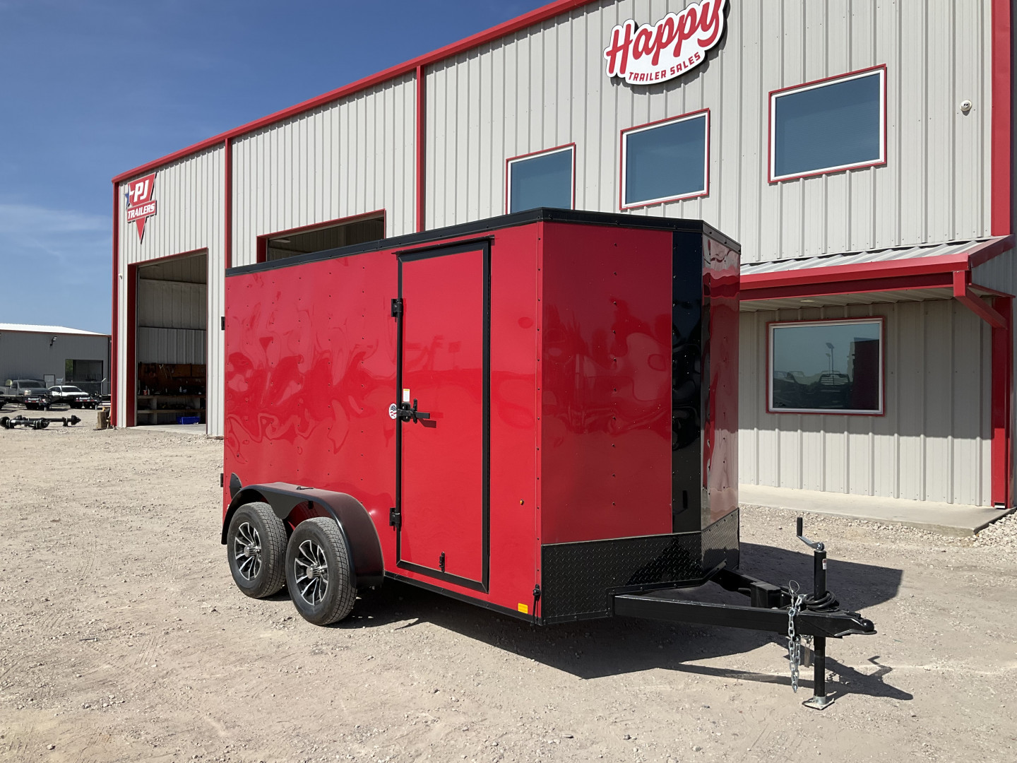 New 2026 Compass 6'x12' Enclosed Cargo Trailer - Indigo DLX