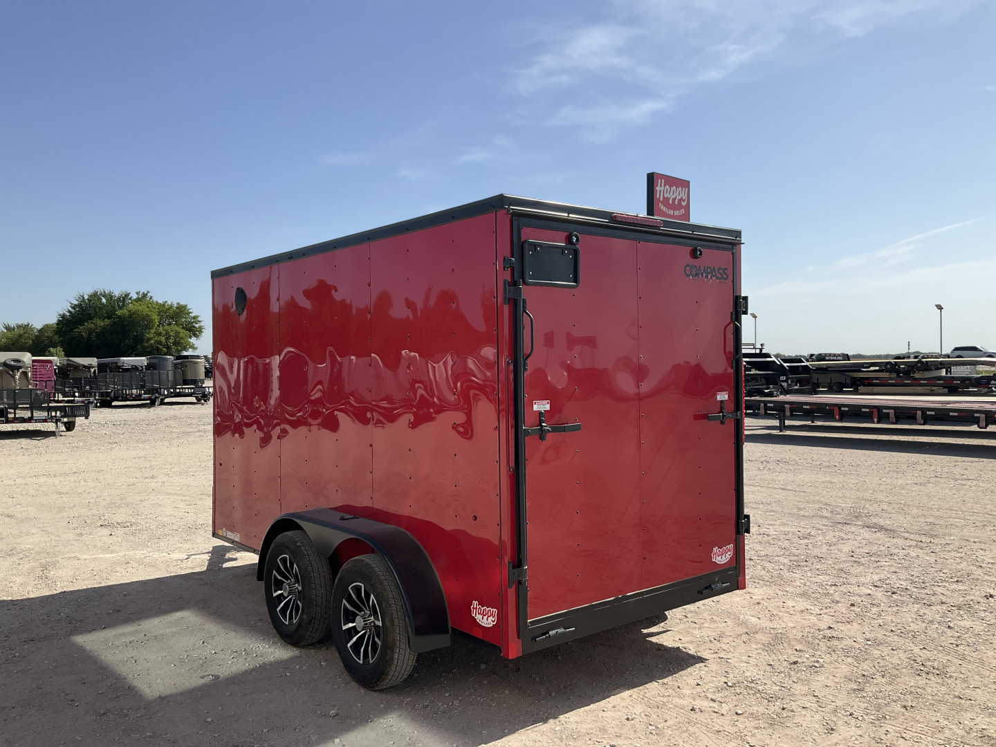 New 2026 Compass 6'x12' Enclosed Cargo Trailer - Indigo DLX