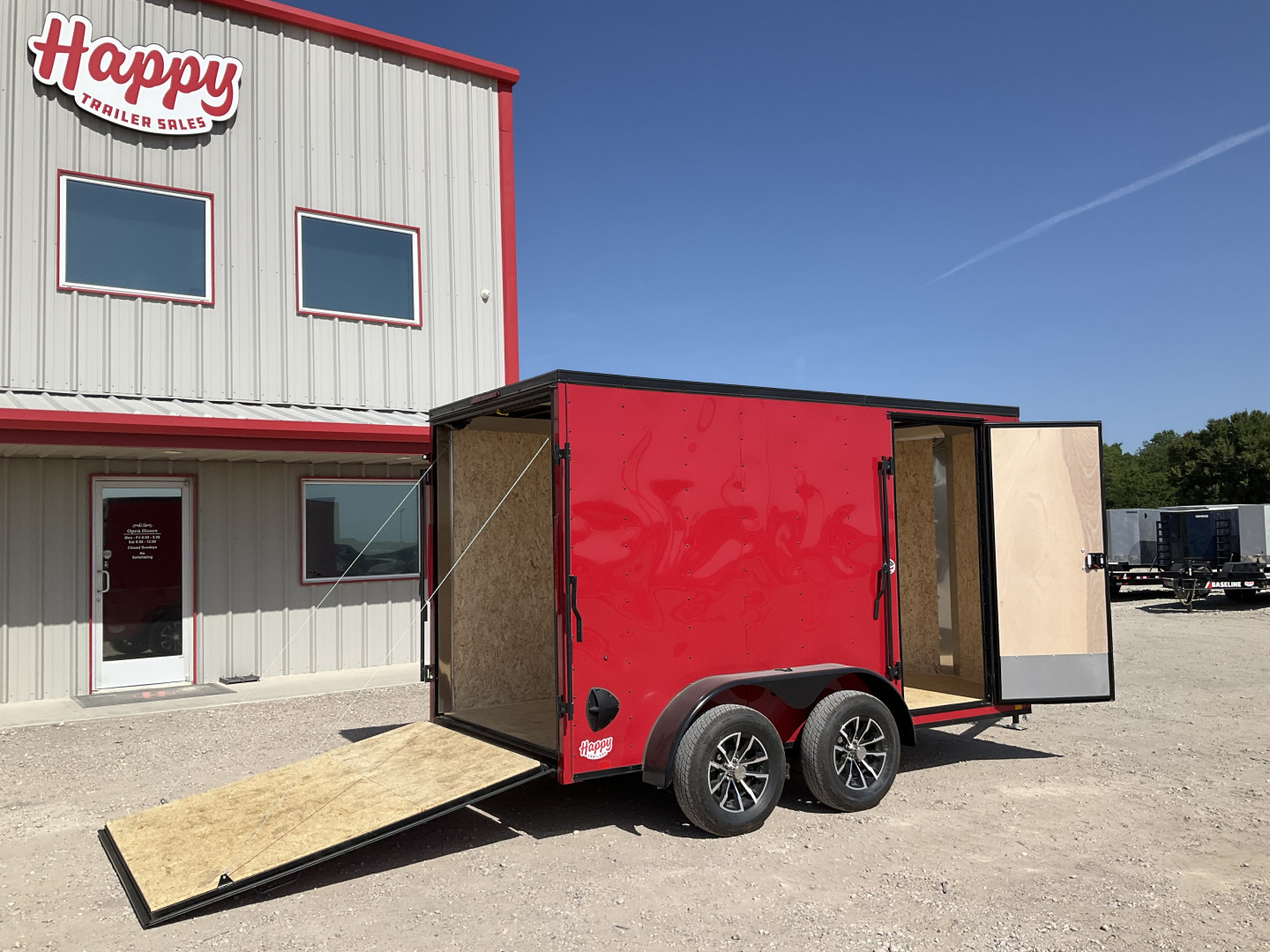 New 2026 Compass 6'x12' Enclosed Cargo Trailer - Indigo DLX