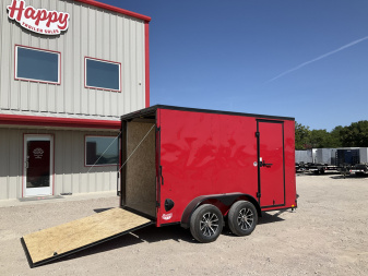 New 2026 Compass 6'x12' Enclosed Cargo Trailer - Indigo DLX