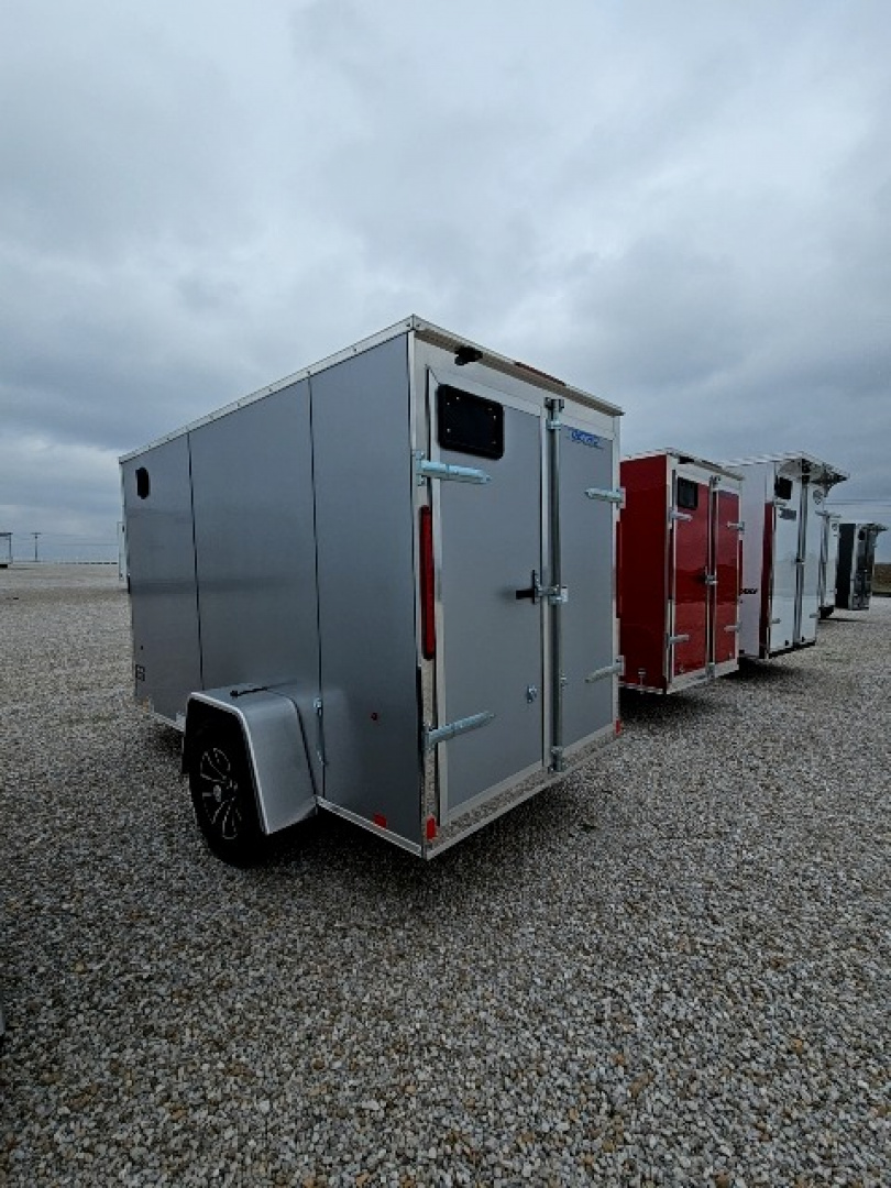 New 2026 Cargo Express EX DLX 5' x 10' 3K Idler Double Rear Door Enclosed Cargo Trailer