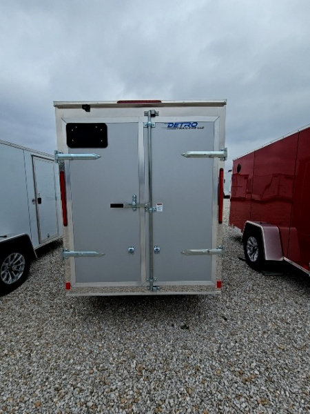New 2026 Cargo Express EX DLX 5' x 10' 3K Idler Double Rear Door Enclosed Cargo Trailer