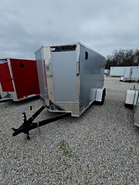 New 2026 Cargo Express EX DLX 5' x 10' 3K Idler Double Rear Door Enclosed Cargo Trailer