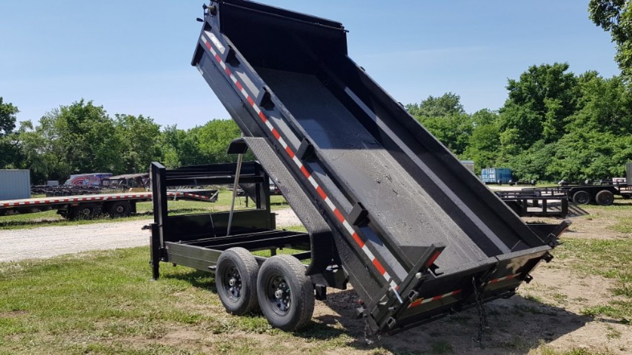 New 2026 Sure-Trac 82x14 Gooseneck Telescopic Dump Trailer 14K