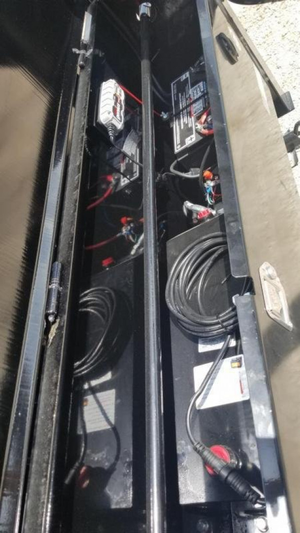 New 2025 Sure-Trac 82x14 Gooseneck Telescopic Dump Trailer 14k