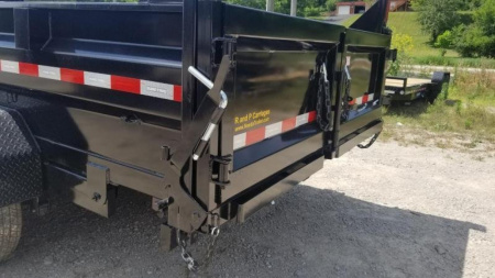 New 2025 Sure-Trac 82x14 Gooseneck Telescopic Dump Trailer 14k