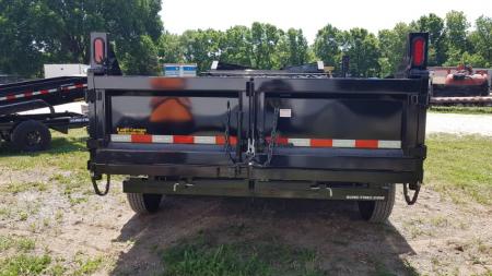 New 2026 Sure-Trac 82x14 Gooseneck Telescopic Dump Trailer 14K