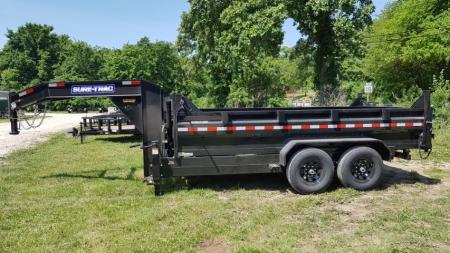 New 2026 Sure-Trac 82x14 Gooseneck Telescopic Dump Trailer 14K