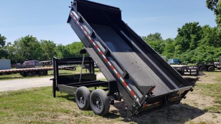 New 2026 Sure-Trac 82x14 Gooseneck Telescopic Dump Trailer 14K