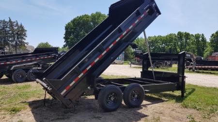 New 2026 Sure-Trac 82x14 Gooseneck Telescopic Dump Trailer 14K
