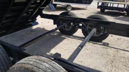 New 2025 Sure-Trac 82x14 Gooseneck Telescopic Dump Trailer 14k