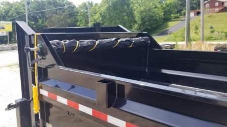 New 2025 Sure-Trac 82x14 Gooseneck Telescopic Dump Trailer 14k