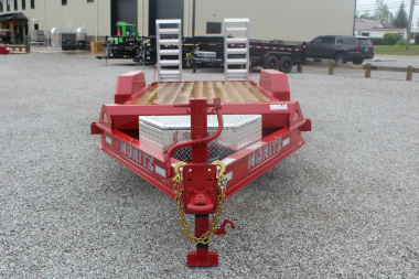 New 2025 Moritz ELBH 7' x 20' Low Pro - Aluminum Ramps - Equipment Trailer - 16000# GVW