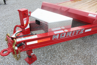 New 2025 Moritz ELBH 7' x 20' Low Pro - Aluminum Ramps - Equipment Trailer - 16000# GVW
